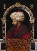 Gentile Bellini Portrait of Mehmed II by Venetian artist Gentile Bellini oil painting artist